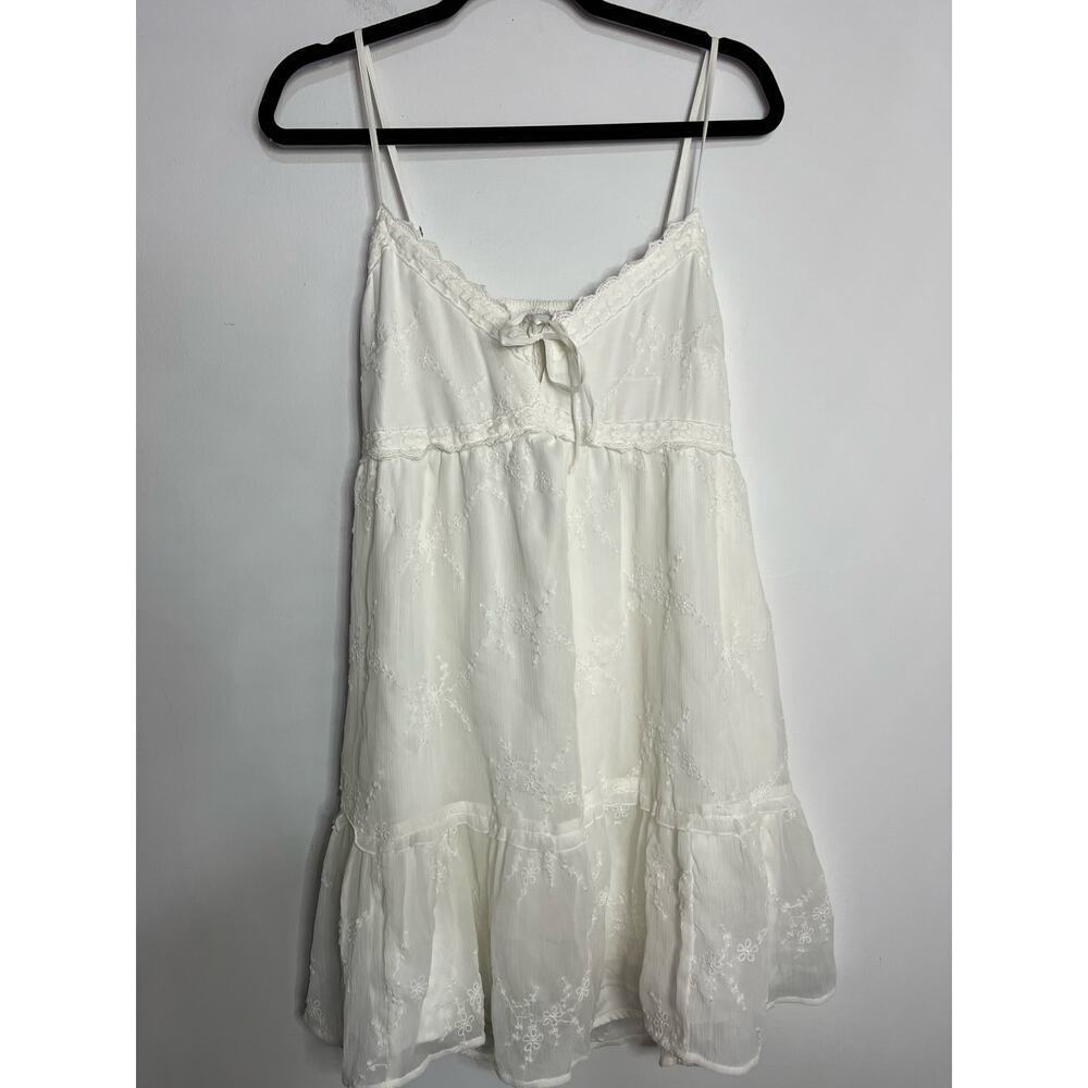 Hollister white lace mini dress New Size Large - Picture 2 of 6